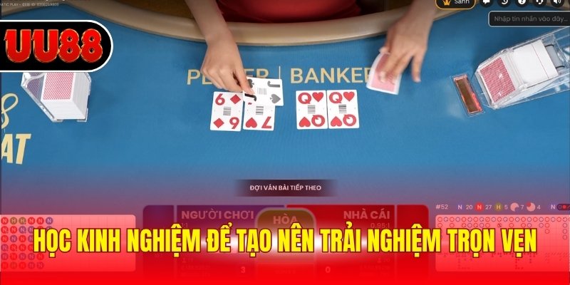 Học kinh nghiệm để tạo nên trải nghiệm trọn vẹn
