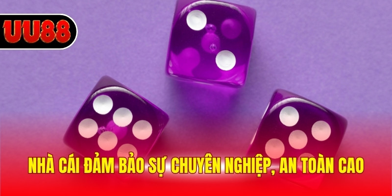 Nhà cái đảm bảo sự chuyên nghiệp, an toàn cao